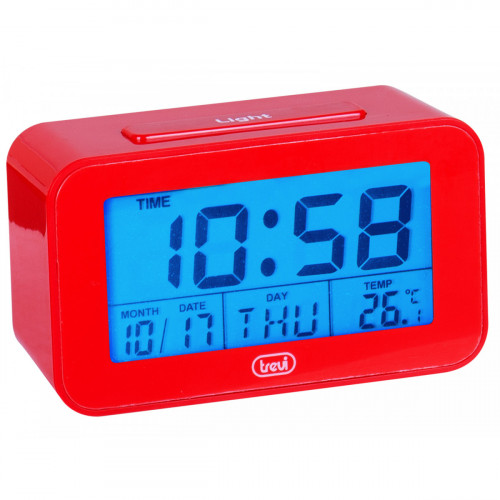 Trevi 0SL3P5002 sveglia Sveglia digitale Rosso