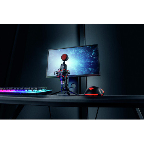 Trust GXT 244 Buzz Nero, Rosso Microfono per PC