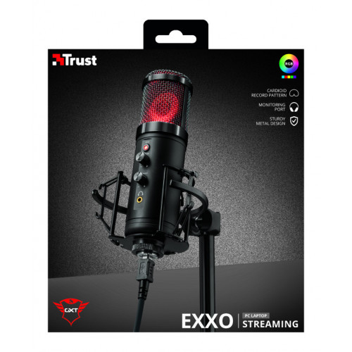 Trust GXT 256 Exxo Nero Microfono per PC