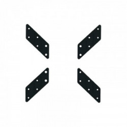 Techly Adattatore Universale per Supporto VESA da 200x200 a 400x400 Nero (ICA-LCD G11A)