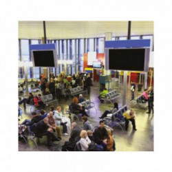 Techly Supporto Telescopico a Soffitto fino a 1,6m per TV LED LCD 23-42" (ICA-CPLB 922L)