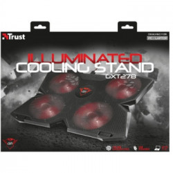 Trust GXT 278 base di raffreddamento per notebook 43,9 cm (17.3") Nero