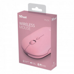Trust Puck mouse Ambidestro Wireless a RF + Bluetooth Ottico 1600 DPI