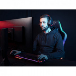 Trust GXT 448 Nixxo Cuffia Padiglione auricolare Connettore 3.5 mm USB tipo A Nero, Rosso