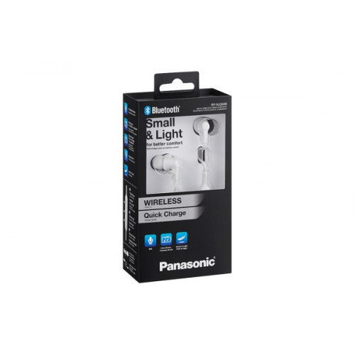 Panasonic RP-NJ300BE-W cuffia e auricolare Bianco