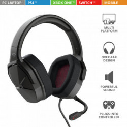 Trust GXT 4371 Ward Cuffia Padiglione auricolare Connettore 3.5 mm Nero