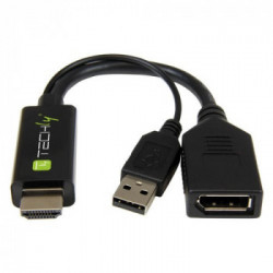 Adattatore video Techly Convertitore da HDMI a Displayport HDMI-DP12A6