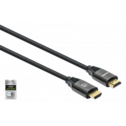 Manhattan 355940 cavo HDMI 2 m HDMI tipo A (Standard) Nero
