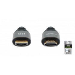 Manhattan 355940 cavo HDMI 2 m HDMI tipo A (Standard) Nero