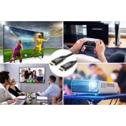 Manhattan 355940 cavo HDMI 2 m HDMI tipo A (Standard) Nero