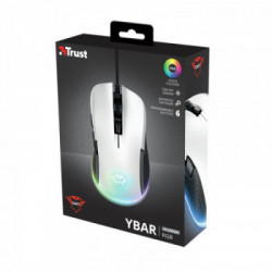 Trust GXT 922W YBAR mouse Mano destra USB tipo A Ottico 7200 DPI