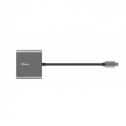 Trust Dalyx USB 3.2 Gen 1 (3.1 Gen 1) Type-C 5 Mbit/s Alluminio, Nero