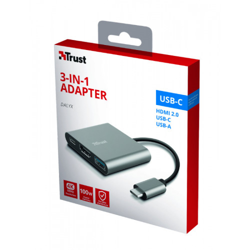 Trust Dalyx USB 3.2 Gen 1 (3.1 Gen 1) Type-C 5...