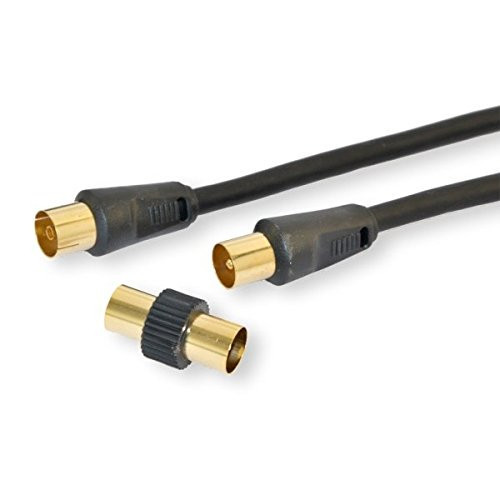 nuovaVideosuono 2m IEC/IEC cavo coassiale Nero