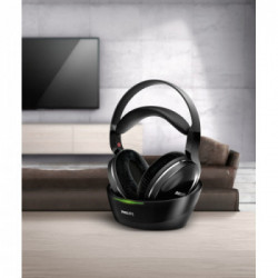Philips SHD8850/12 cuffia e auricolare Cuffie Padiglione auricolare Nero