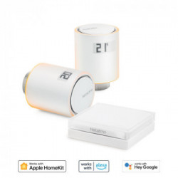 Netatmo Valvole Termostatiche Intelligenti per Radiatori - Kit Di Base Per Riscaldamento Centralizzato