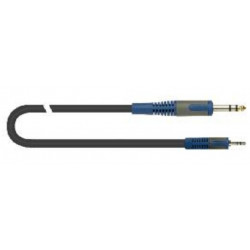QUIK-LOK RKSA/139-3 cavo audio 3 m 3.5mm 6.35mm Nero, Blu, Grigio