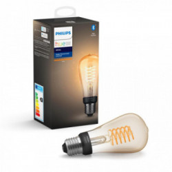 Philips Hue White Edison con filamento ST64 E27 - confezione da 1