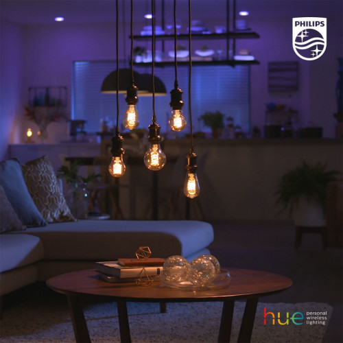 Philips Hue White Edison con filamento ST64 E27...