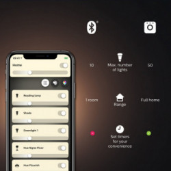 Philips Hue White Edison con filamento ST64 E27 - confezione da 1