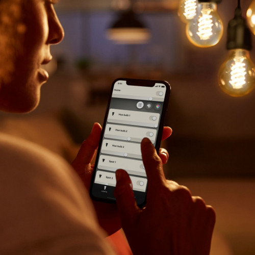 Philips Hue White Edison con filamento ST64 E27...