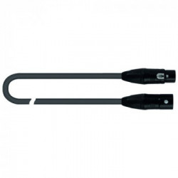 Cavo microfono Quiklok JUST MF 15 Nero 30.02289