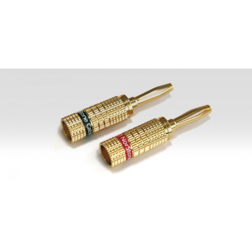 Norstone NORBANX4 - Set of 4 gold-plate banana...