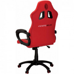 Qubick Milan Sedia da gaming per PC Seduta imbottita Nero, Rosso