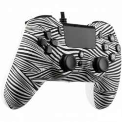 Qubick ACP40169 periferica di gioco Nero, Bianco Gamepad PlayStation 4