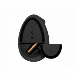 Logitech Lift Mouse Ergonomico Verticale, Senza Fili, Ricevitore Bluetooth o Logi Bolt USB, Clic Silenziosi, 4 Tasti,