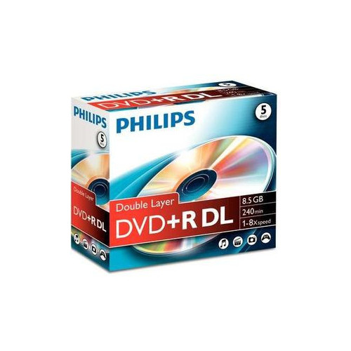 Philips 8710895992114 DVD vergine 8,5 GB DVD+R...
