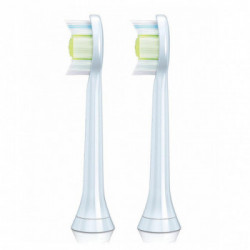 Philips HX6062/07 Sonicare DiamondClean - Testine Ricambio per Serie Sonicare, 2 Pezzi