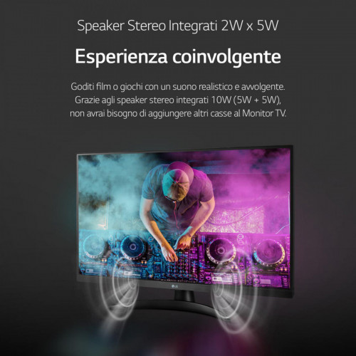 LG 27TQ615S Monitor TV 27" smart webOS 22 FULL...