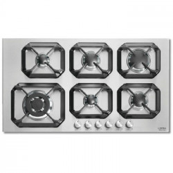 Lofra HLS9S0 - Piano Cottura a Gas, 6 Fornello(i), 89.8 cm, Acciaio Inossidabile 