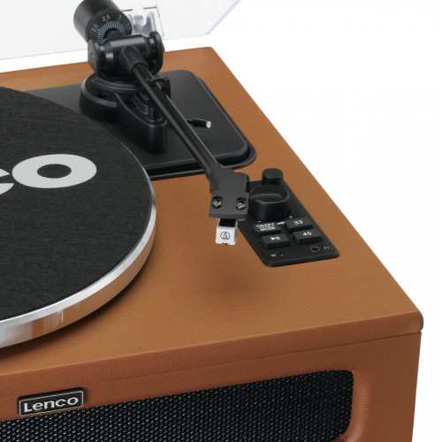 Lenco LS-430BN Giradischi con trasmissione a...
