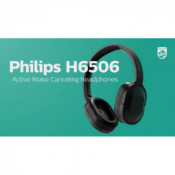Philips 6500 series TAH6506BK/00 cuffia e auricolare Padiglione auricolare Connettore 3.5 mm USB tipo-C Bluetooth Nero