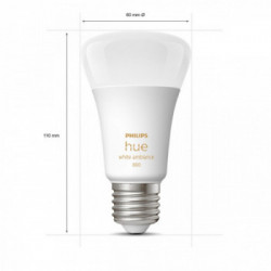 Philips Hue White ambiance E27 - confezione da 2