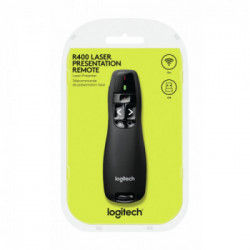 Logitech R400 puntatore wireless RF Nero