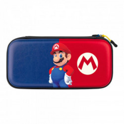 PDP Slim Deluxe Travel Case: Power Pose Mario Nintendo Blu, Rosso