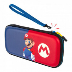 PDP Slim Deluxe Travel Case: Power Pose Mario Nintendo Blu, Rosso