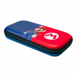 PDP Slim Deluxe Travel Case: Power Pose Mario Nintendo Blu, Rosso