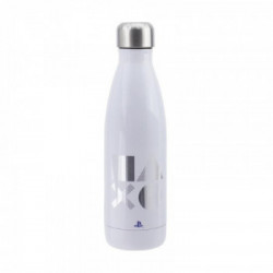 Paladone PS5 Uso quotidiano 500 ml Acciaio inossidabile Argento, Bianco