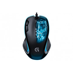 Logitech G300s mouse USB tipo A 2500 DPI Ambidestro