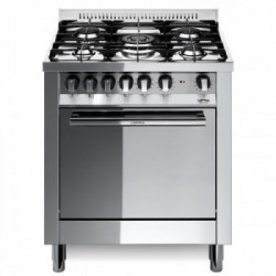 Lofra M76MF/C - Cucina a Gas, 5 Fornello(i), + 1 Forno Elettrico, 70 cm, Acciaio Inossidabile, Classe A