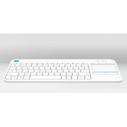 Logitech K400 Plus tastiera RF Wireless QWERTY Italiano Bianco