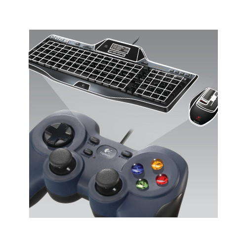 Logitech G F310 Gamepad PC Digitale Nero, Blu,...