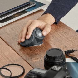 Logitech MX Ergo mouse Wireless a RF + Bluetooth Trackball 440 DPI Mano destra