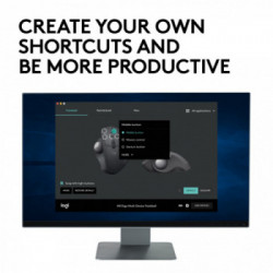 Logitech MX Ergo mouse Wireless a RF + Bluetooth Trackball 440 DPI Mano destra