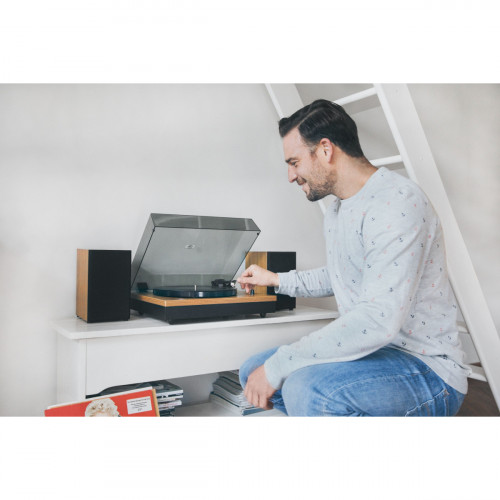 Lenco LS-300 Giradischi con trasmissione a...