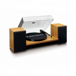 Lenco LS-300 Giradischi con trasmissione a cinghia Nero, Legno